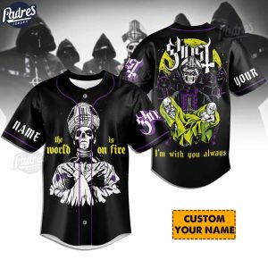 Ghost Band Custom Baseball Jersey