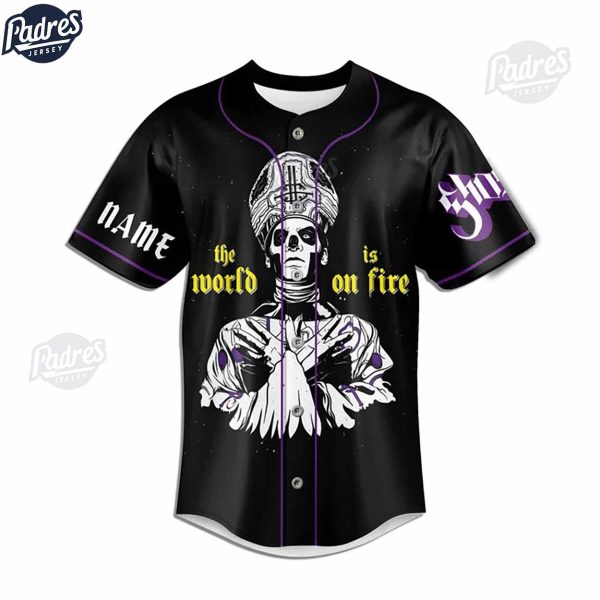 Ghost Band Personalized Baseball Jersey 2