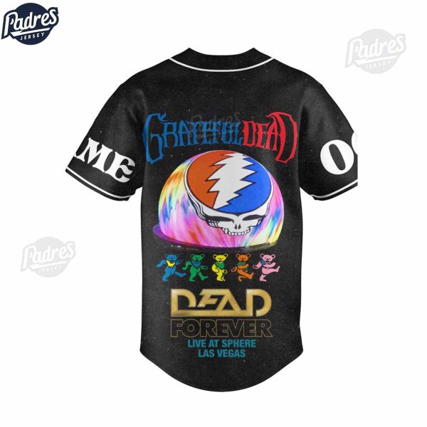 Grateful Dead Forever Young Personalized Baseball Jersey 3