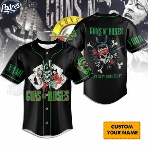 Guns N Roses Band Custom Baseball Jersey Shirt 1