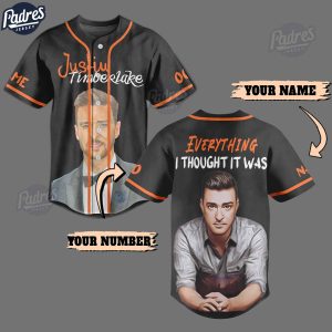 Justin Timberlake Everything I Thought It Was Baseball Jersey Style 1