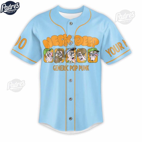 Neck Deep Band Custom Baseball Jersey Shirt 2