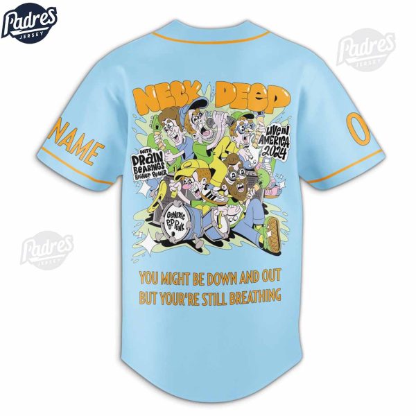 Neck Deep Band Custom Baseball Jersey Shirt 3