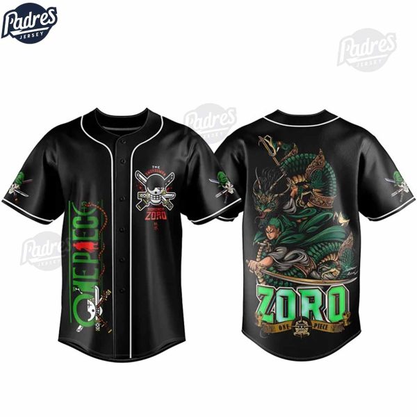 One Piece Wano Zoro The Swordman Baseball Jersey