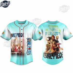 One Piece I'm Gonna Be King Of The Pirates Baseball Jersey