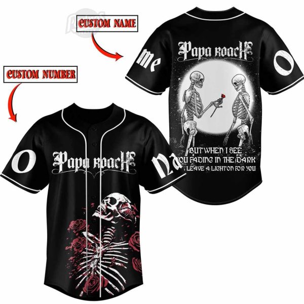 Papa Roach Band Personalized Baseball Jersey 1