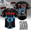 Pearl Jam Im Still Alive Custom Baseball Jersey Style 1