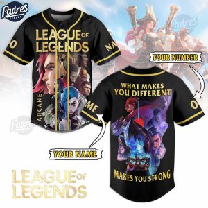 Personalized League Of Legends Baseball Jersey Style 1