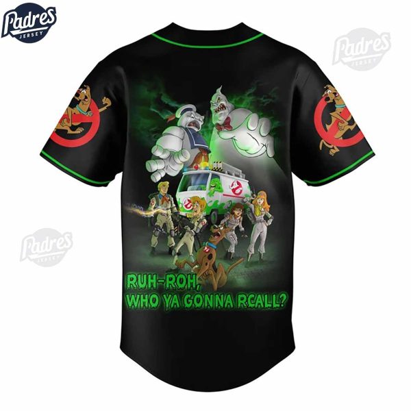 Personalized Scooby Doo Who Ya Gonna Call Baseball Jersey 3