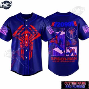 Personalized Spider Man Across The Spider Verse Marvel Baseball Jersey 1