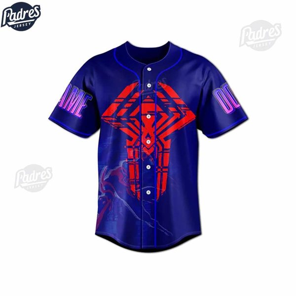 Personalized Spider Man Across The Spider Verse Marvel Baseball Jersey 2