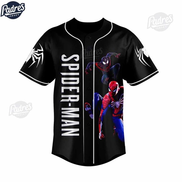 Personalized Spider Man Baseball Jersey Shirt 3
