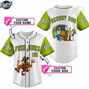 Scooby Doo Fred Jones Baseball Jersey 1