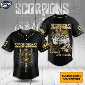 Scorpions Learn To Forgive Custom Baseball Jersey