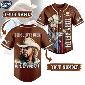 Toby Keith Should've Been A Cowboy Baseball Jersey