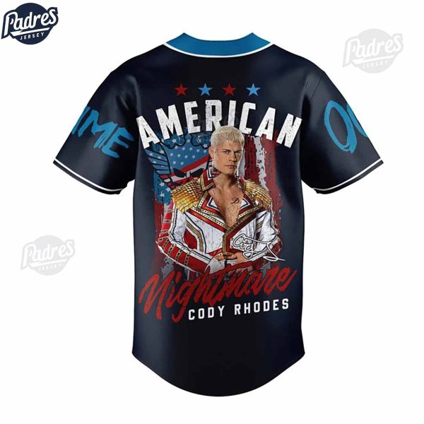 WWE Cody Rhodes Baseball Jersey 3