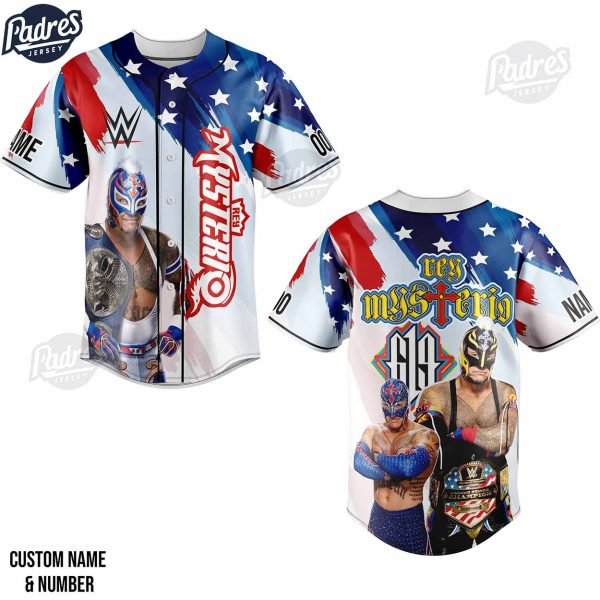 WWE Rey Mysterio Custom Baseball Jersey 1