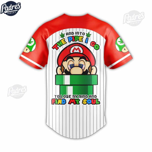 Weed Super Mario Baseball Jersey 4