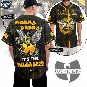 Wu-Tang Clan Mommy Daddy It's The Killa Beez Baseball Jersey