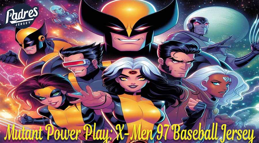 Mutant Power Play: X-Men 97 Baseball Jersey