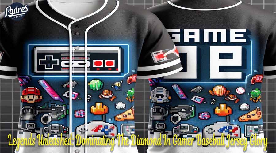 Legends Unleashed: Dominating The Diamond In Gamer Baseball Jersey Glory