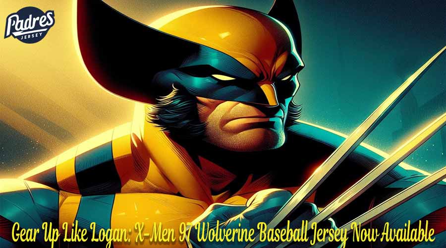 Gear Up Like Logan: X-Men 97 Wolverine Baseball Jersey Now Available