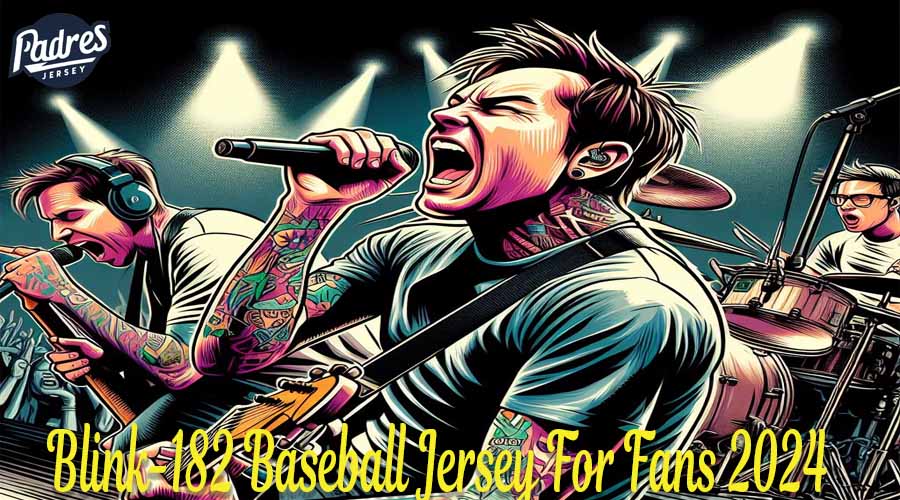 Blink-182 Baseball Jersey For Fans 2024