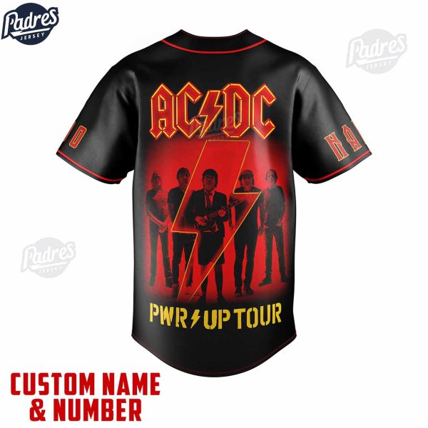 ACDC PWR UP Tour 2024 Custom Baseball Jersey 2