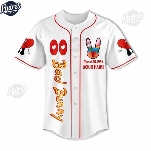 Bad Bunny Yo Estoy Puesto Pa Ti Y Tu Te Me Quitas Baseball Jersey 2