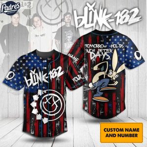 Blink-182 Tomorrow Holds Such Better Days Baseball Jersey