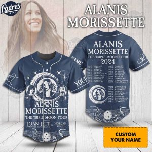 Custom Alanis Morissette Tour 2024 Baseball Jersey 1