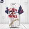 Custom Atlanta Braves Baseball MLB Baseball Jersey 2