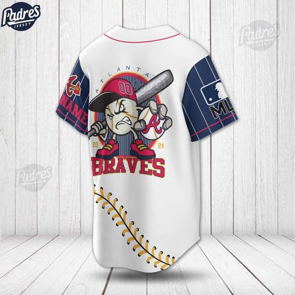 Custom Atlanta Braves Baseball MLB Baseball Jersey 3