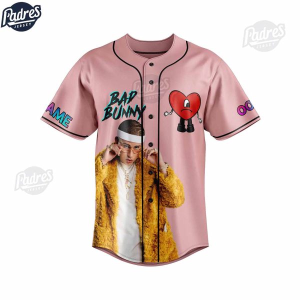 Custom Bad Bunny Callaita Baseball Jersey 4