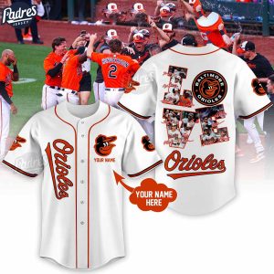 Custom Baltimore Orioles Love Team Baseball Jersey 1