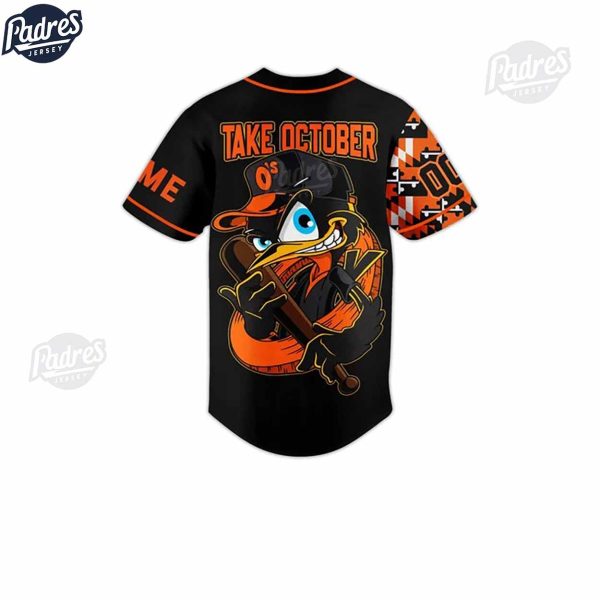 Custom Baltimore Orioles Take October Baseball Jersey 2