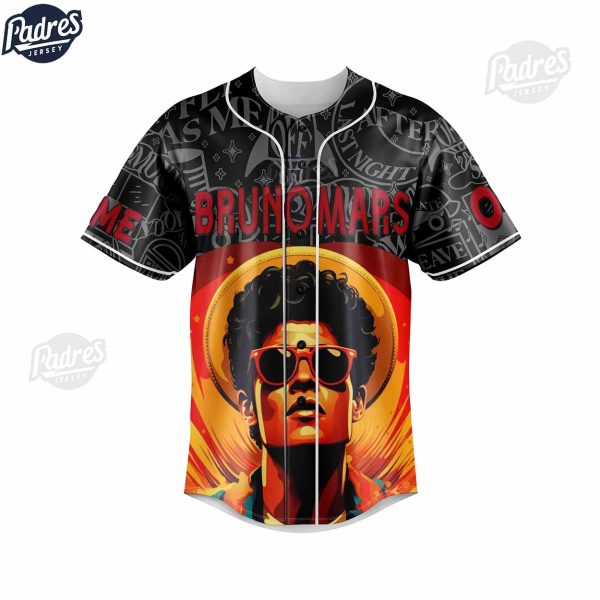 Custom Bruno Mars Baseball Jersey 2