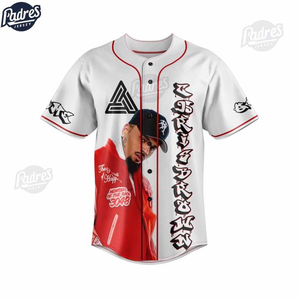 Custom Chris Brown Forever Baseball Jersey 2
