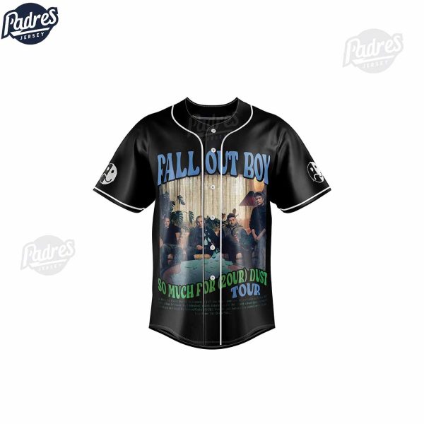 Custom Fall Out Boy 2024 Tour Baseball Jersey 2