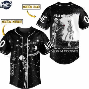 Custom Fall Out Boy Love From The Other Side Baseball Jersey 1