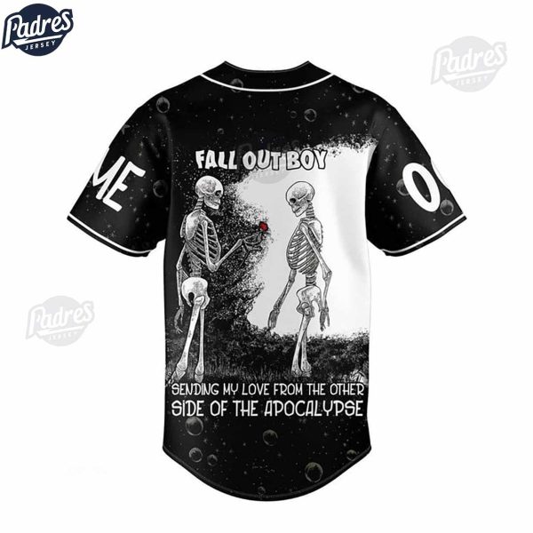 Custom Fall Out Boy Love From The Other Side Baseball Jersey 3