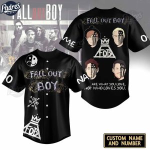 Custom Fall Out Boy You Are What You Love Not Who Loves You Baseball Jersey 1