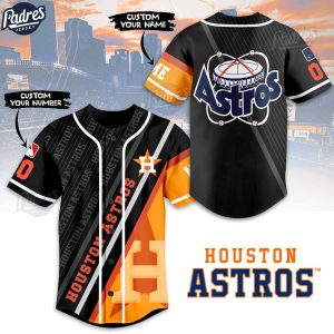 Custom Houston Astros Baseball Jersey 1