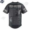 Custom Iron And Wine Light Verse 2024 Baseball Jersey 3