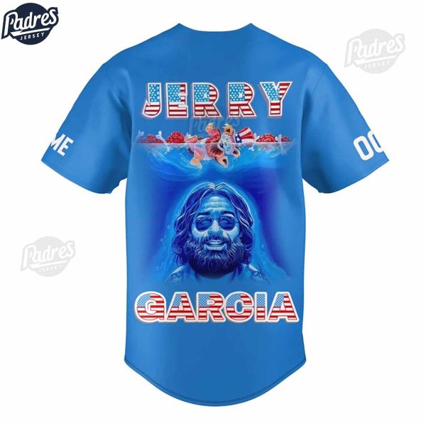 Custom Jerry Garcia American Baseball Jersey 2