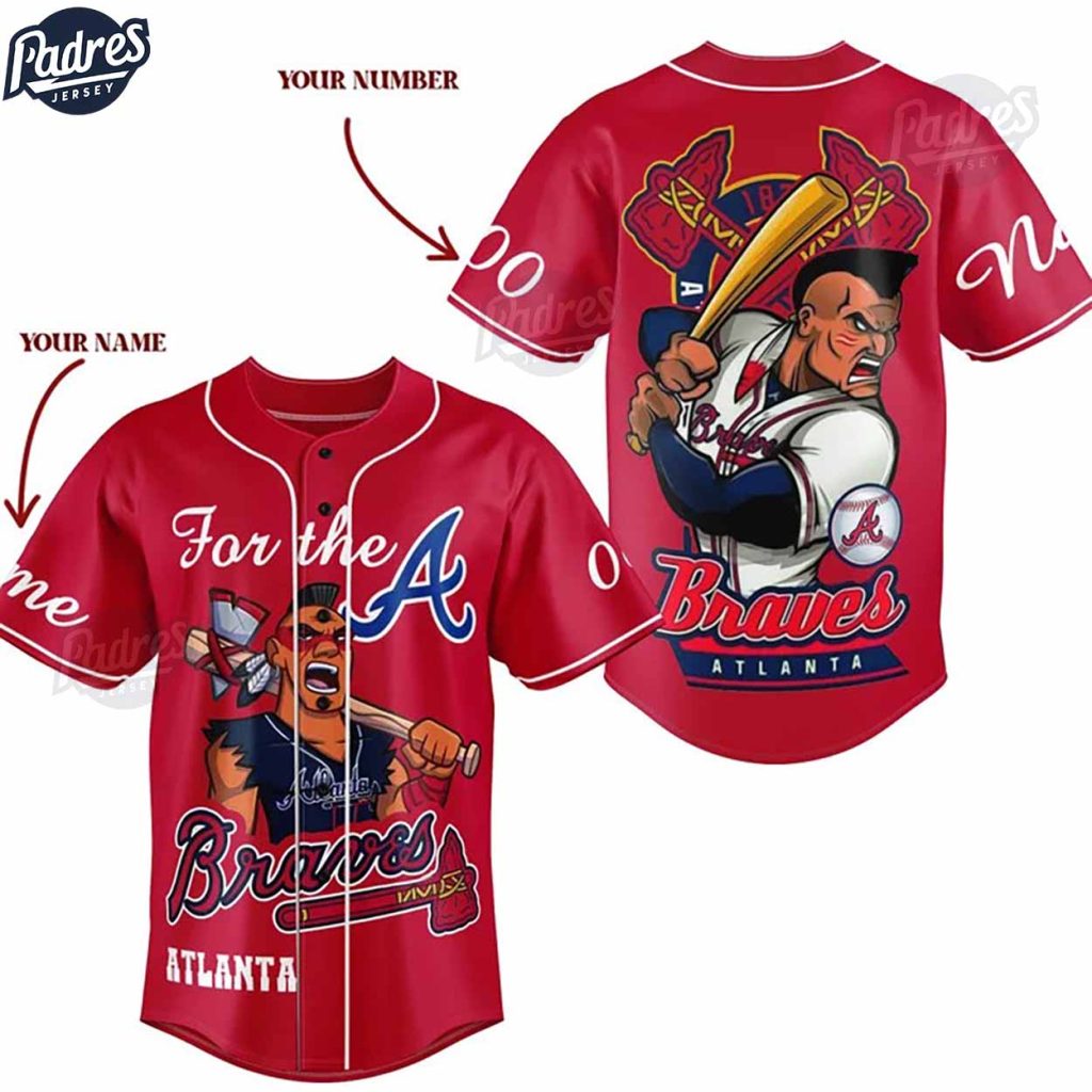 Custom MLB Atlanta Braves Baseball Jersey Style