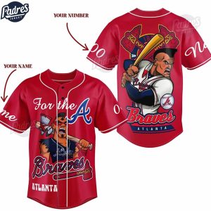 Custom MLB Atlanta Braves Baseball Jersey Style 1