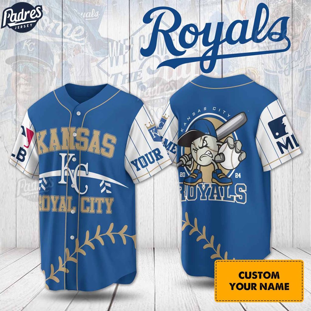 Custom MLB Baseball Kansas City Royals Baseball Jersey