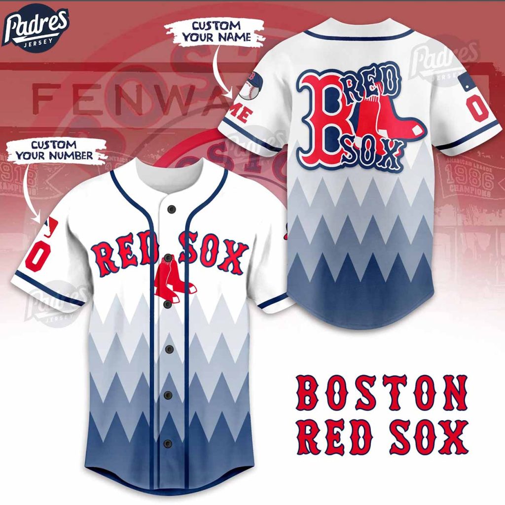 Custom MLB Boston Red Sox Baseball Jersey Style