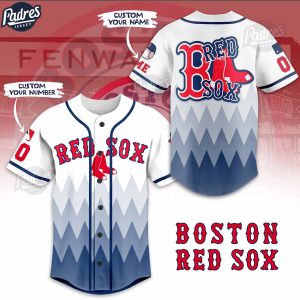 Custom MLB Boston Red Sox Baseball Jersey Style 1
